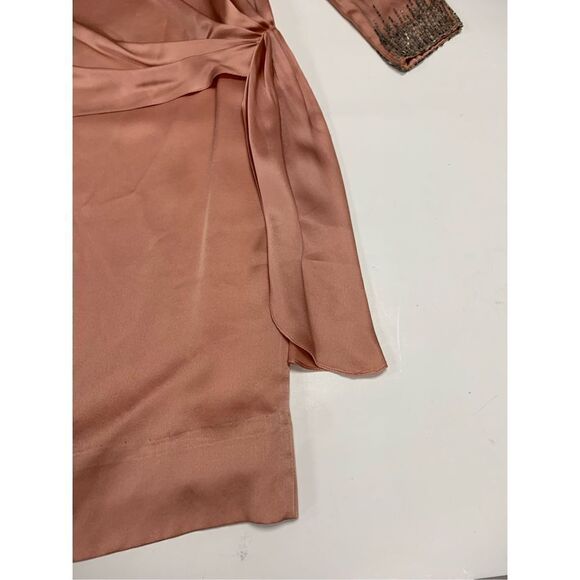 Vintage Silk Beaded Dress - Picture 2 of 9